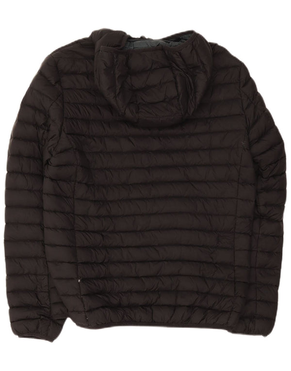 Mistral Veste matelassée à capuche pour homme UK 38 Medium Noir Nylon
