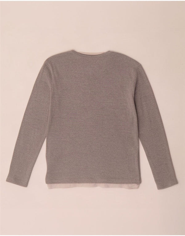 Zara Homme Top Manches Longues Small Gris Colourblock