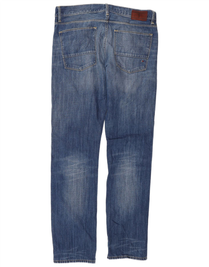 TOMMY HILFIGER Jean Droit Benton Homme W32 L32 Bleu Coton