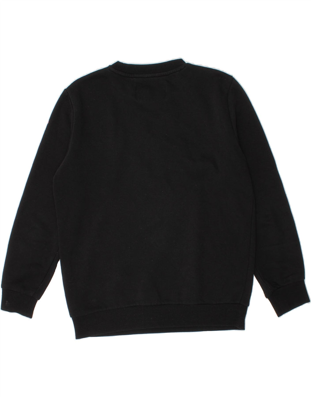 FILA Boys Graphic Sweatshirt Jumper 10-11 Years Black Polyester Vintage Fila and Second-Hand Fila from Messina Hembry 