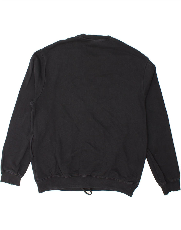 OCEANSAPART Mens Graphic Sweatshirt Jumper Large Black Cotton Vintage Oceansapart and Second-Hand Oceansapart from Messina Hembry 