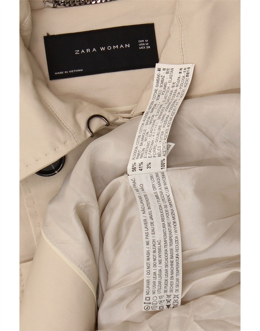 Manteau double boutonnage pour femme UK 12 Medium