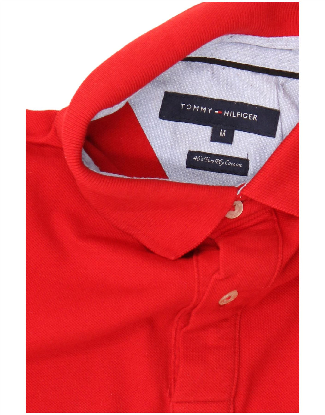 Tommy Hilfiger Polo Homme Rouge Moyen Coton