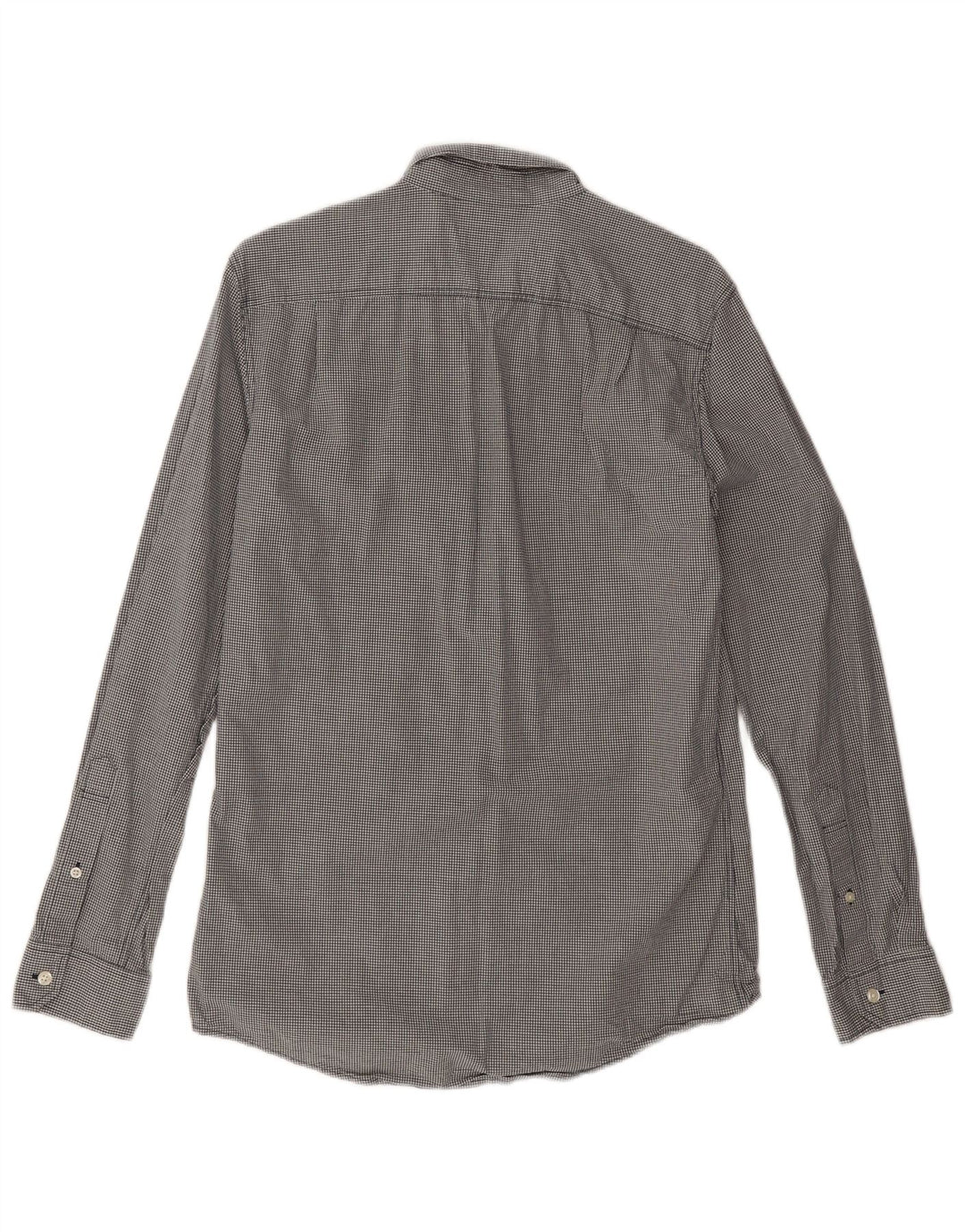 Jack Wills Chemise classique pour homme en coton vichy noir Taille S