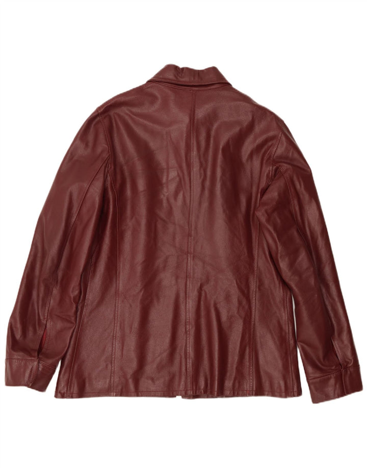 Conbipel Veste En Cuir Homme IT 48 Bordeaux Moyen