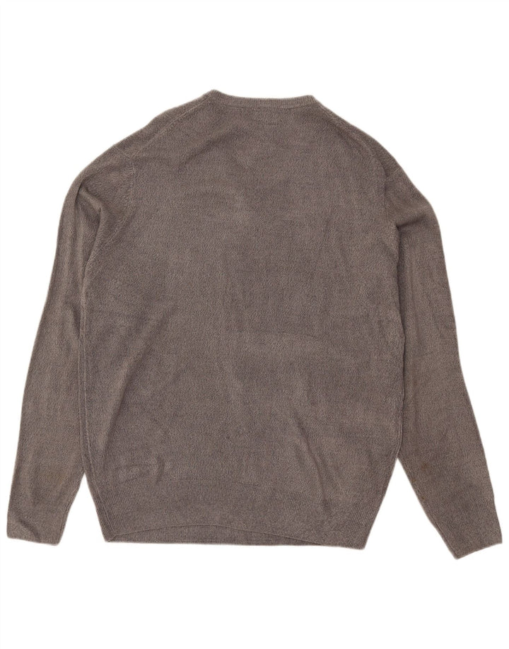 Dockers Pull Col V Homme Grand Gris Acrylique