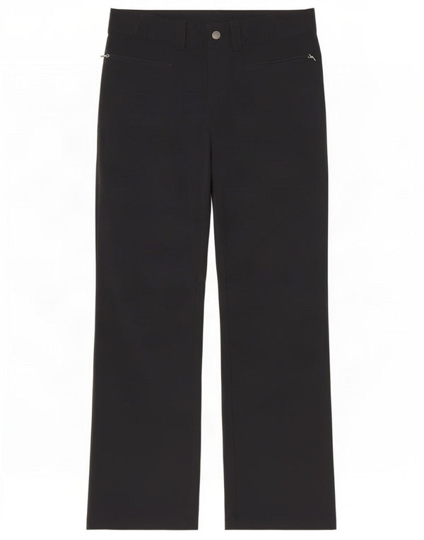 Columbia Pantalon décontracté droit pour femme US 8 Medium W30 L30 Nylon noir