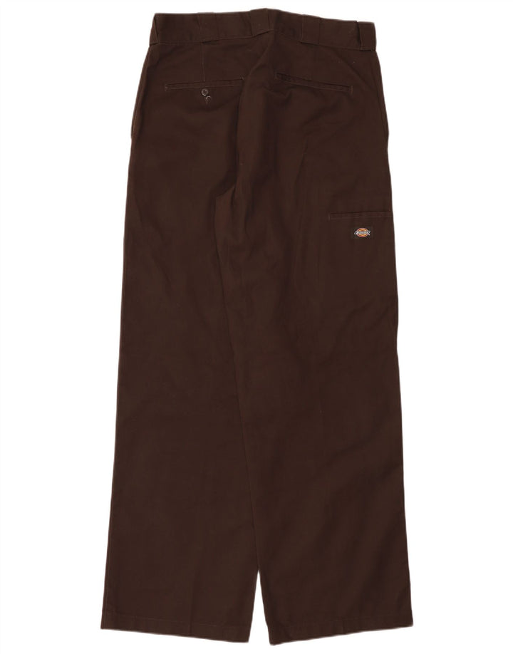 Dickies Pantalon cargo coupe ample pour homme W32 L32 Marron Polyester