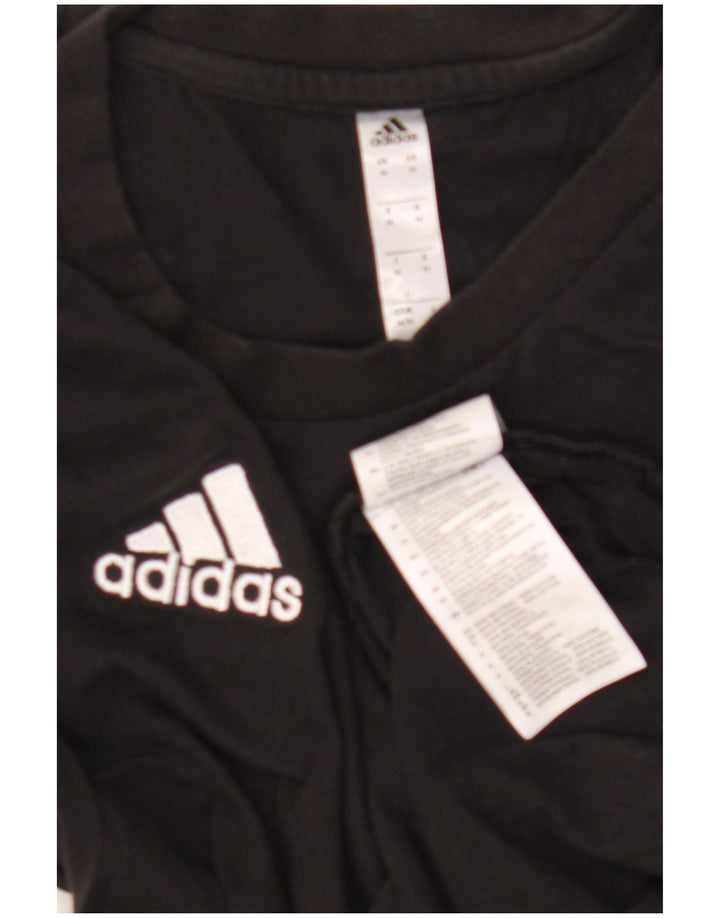 Adidas T-Shirt Homme Haut Noir Moyen Coton