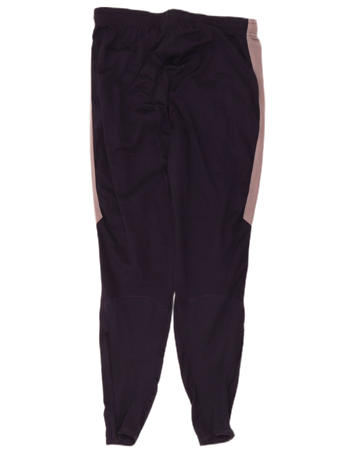Nike Pantalon de survêtement pour femme UK 14 Large Bleu marine Colorblock Polyester