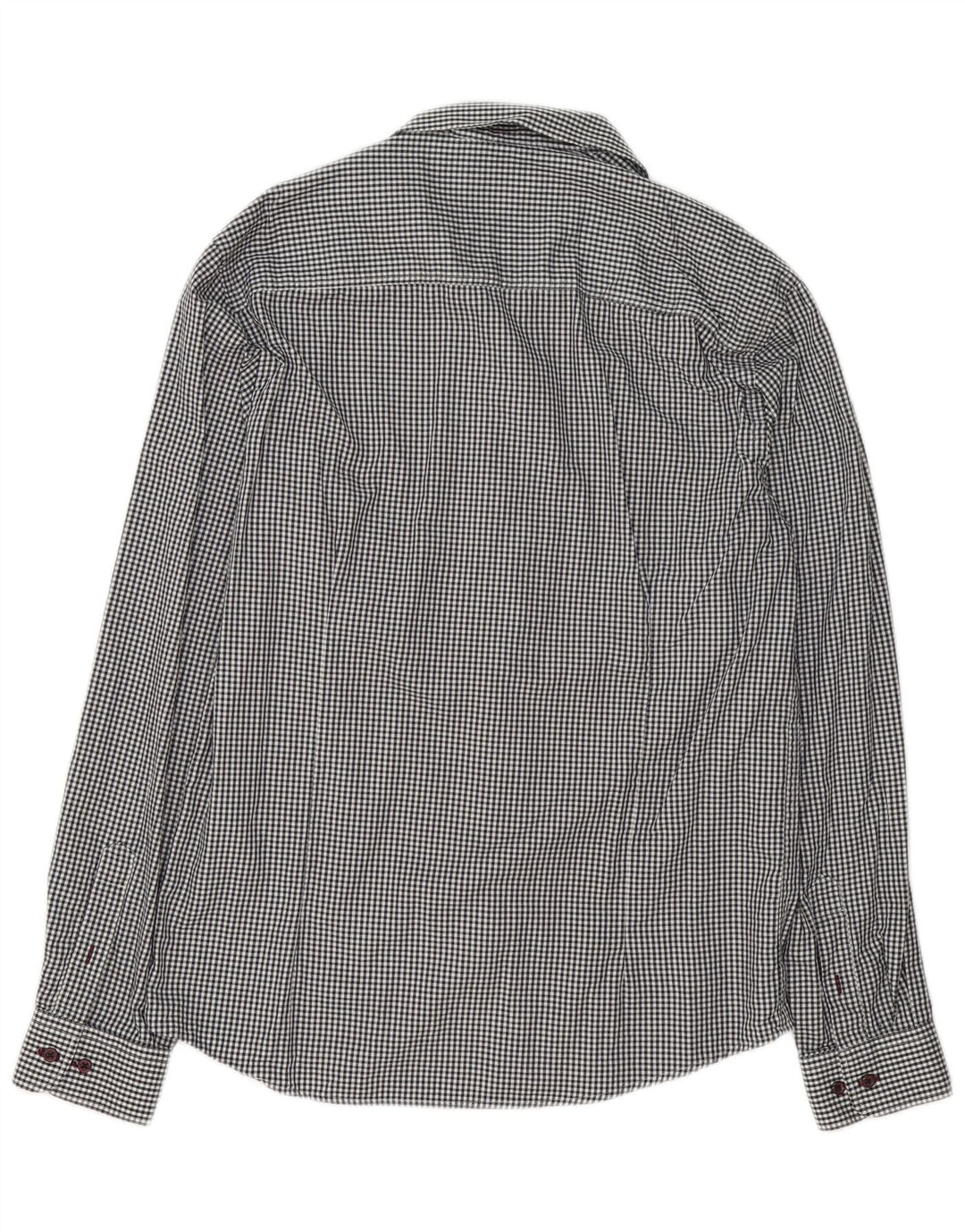 Jack & Jones Chemise Homme Large Vichy Blanc Coton