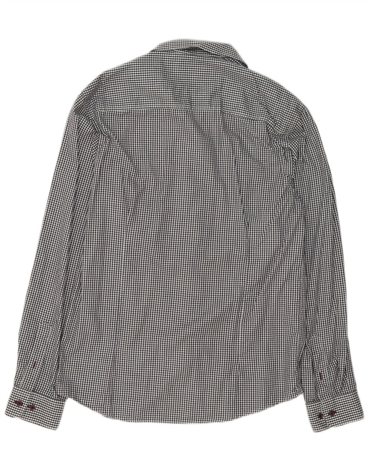 Jack & Jones Chemise Homme Large Vichy Blanc Coton