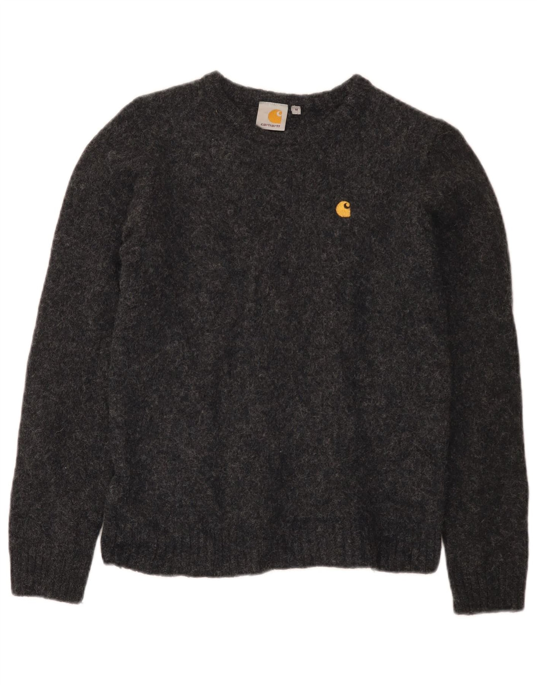 Carhartt Pull à col rond pour garçon 7-8 ans Laine gris moyen