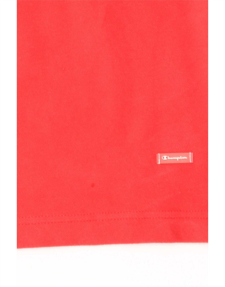 Champion Polo Femme UK 12 Rouge Moyen