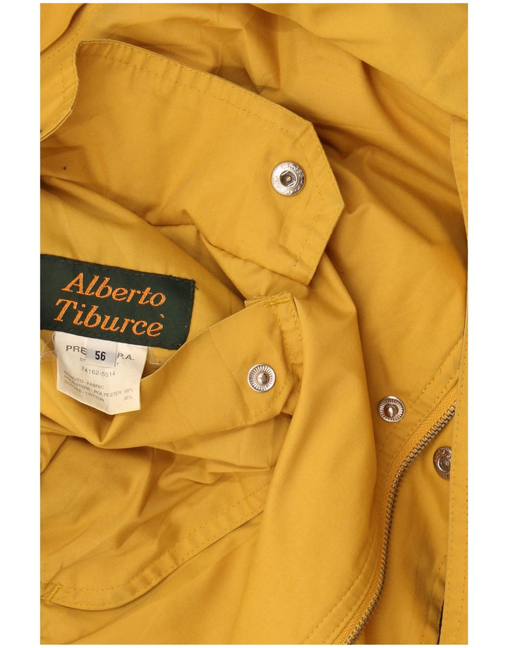 veste utilitaire vintage pour hommes IT 56 3XL Jaune Polyester
