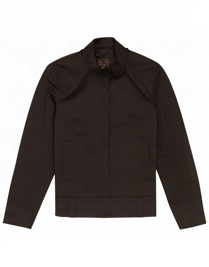 Guess Veste Bomber Femme UK 12 Medium Noir Polyamide