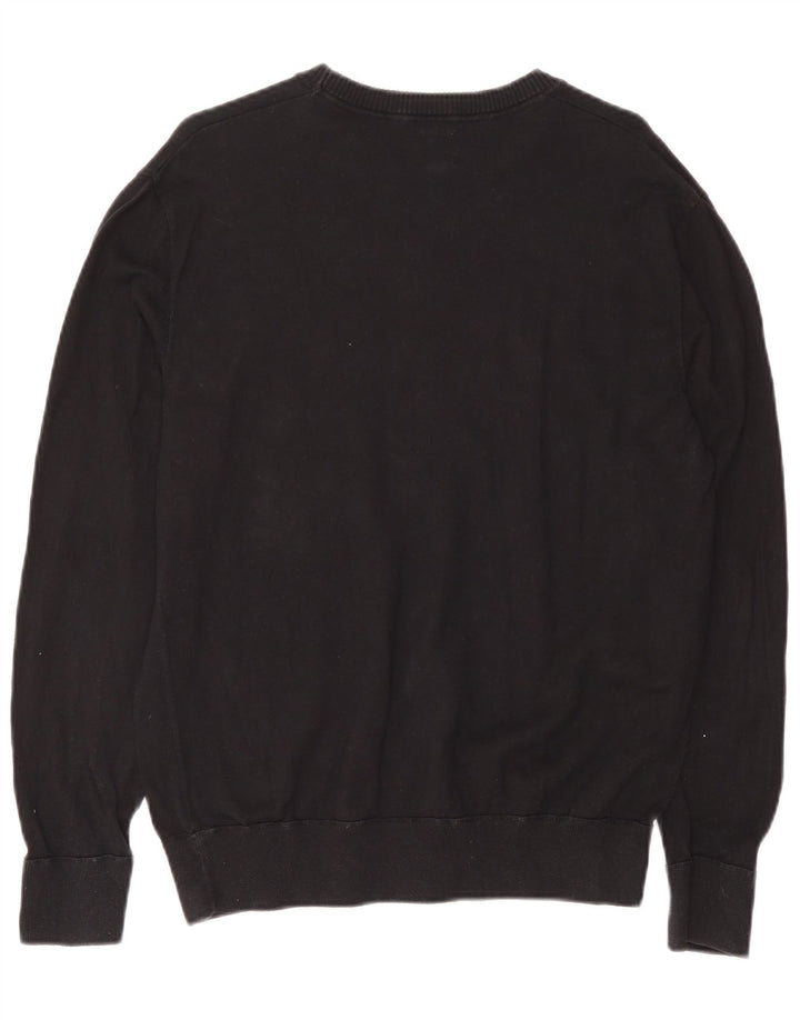Gap Pull à col rond pour homme Petit coton noir