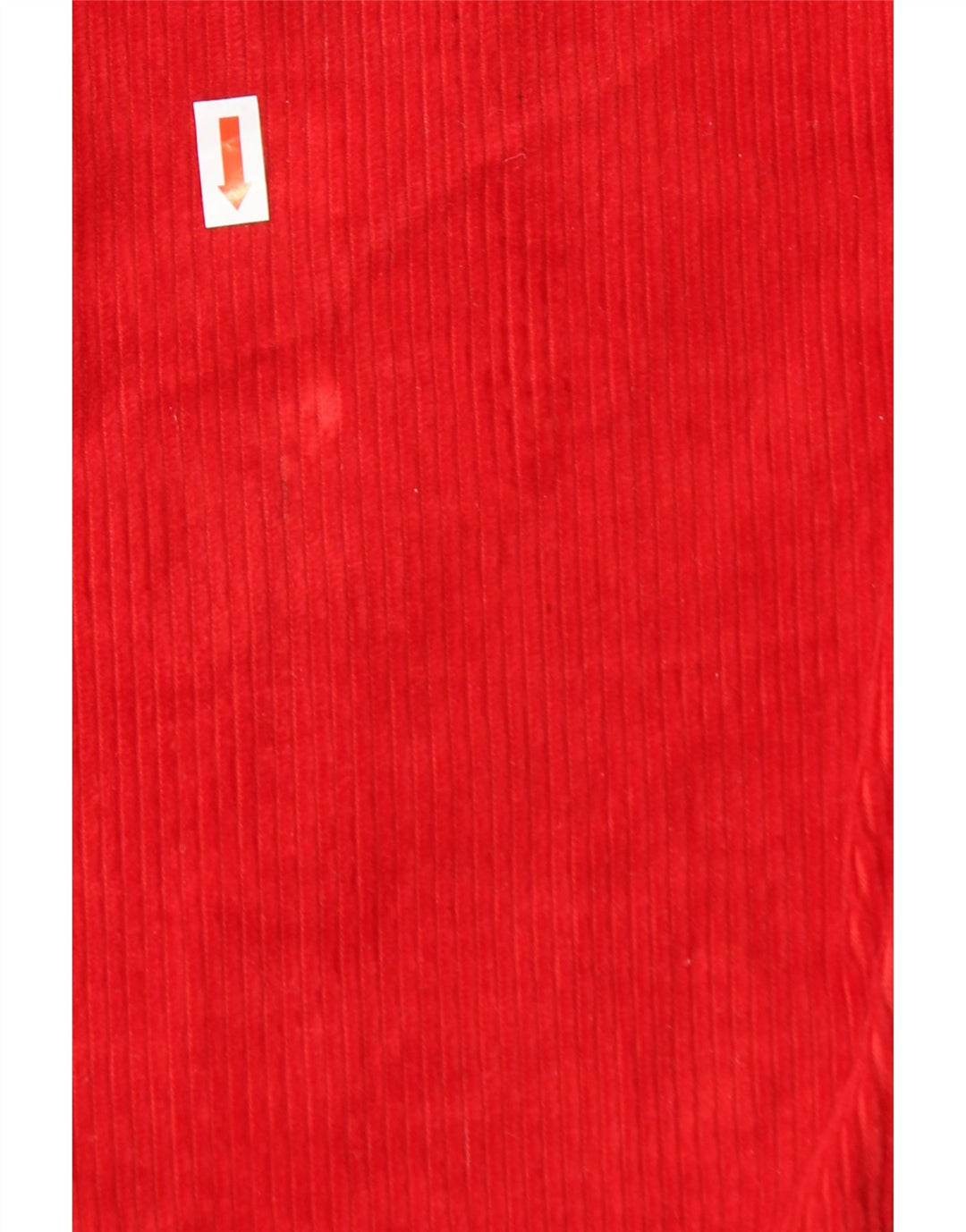 ST. BERNARD Pantalon taille haute en velours côtelé pour femme UK 12 Medium W24 L27 Rouge