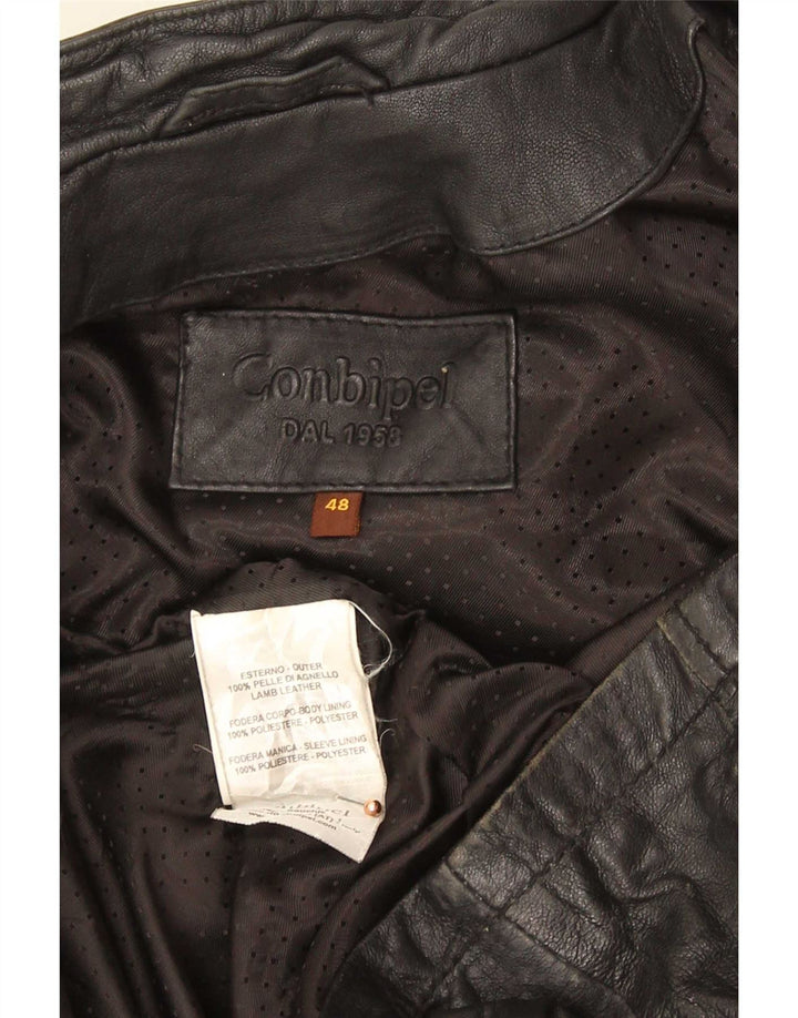 Conbipel Veste en Cuir Femme IT 48 XL Noir