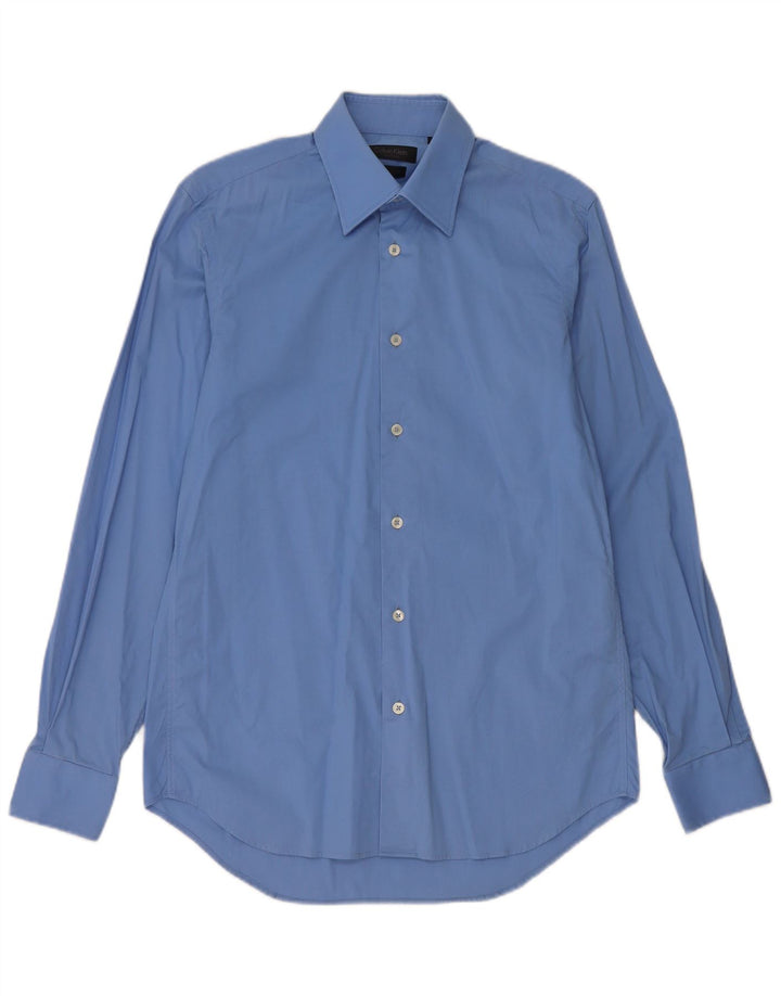 Calvin Klein Chemise Homme Taille 38 15 Coton Bleu Moyen