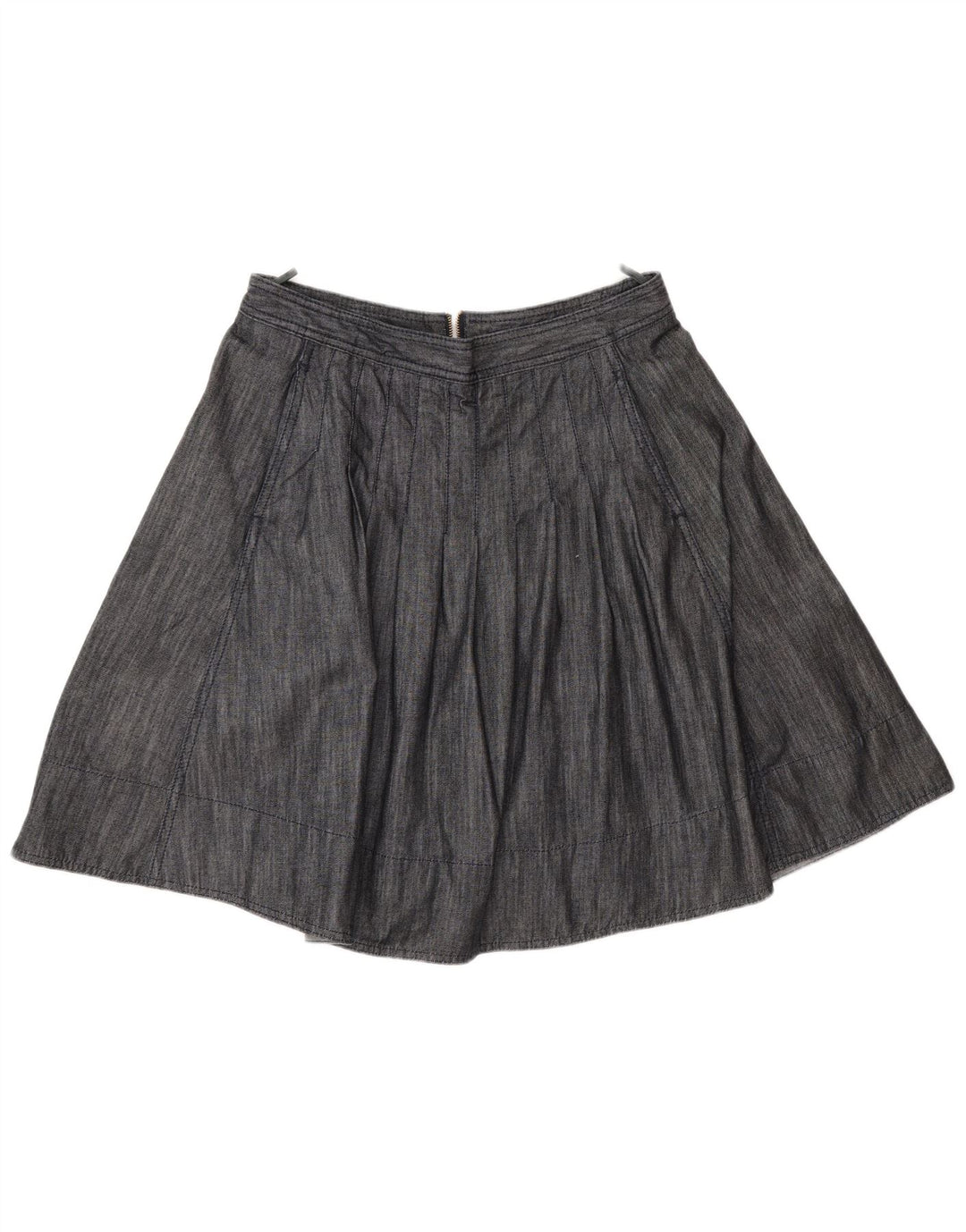 Benetton Jupe Trapèze Medium W28 Bleu Marine Femme