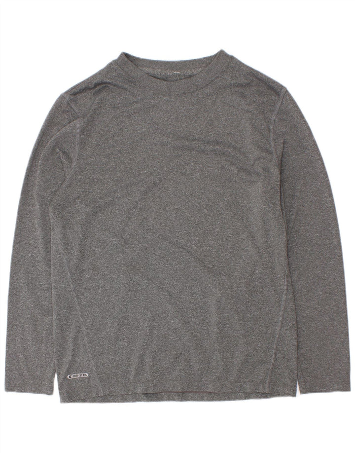 Starter Garçon Haut Manches Longues 10-11 ans Grand Gris Moucheté Polyester