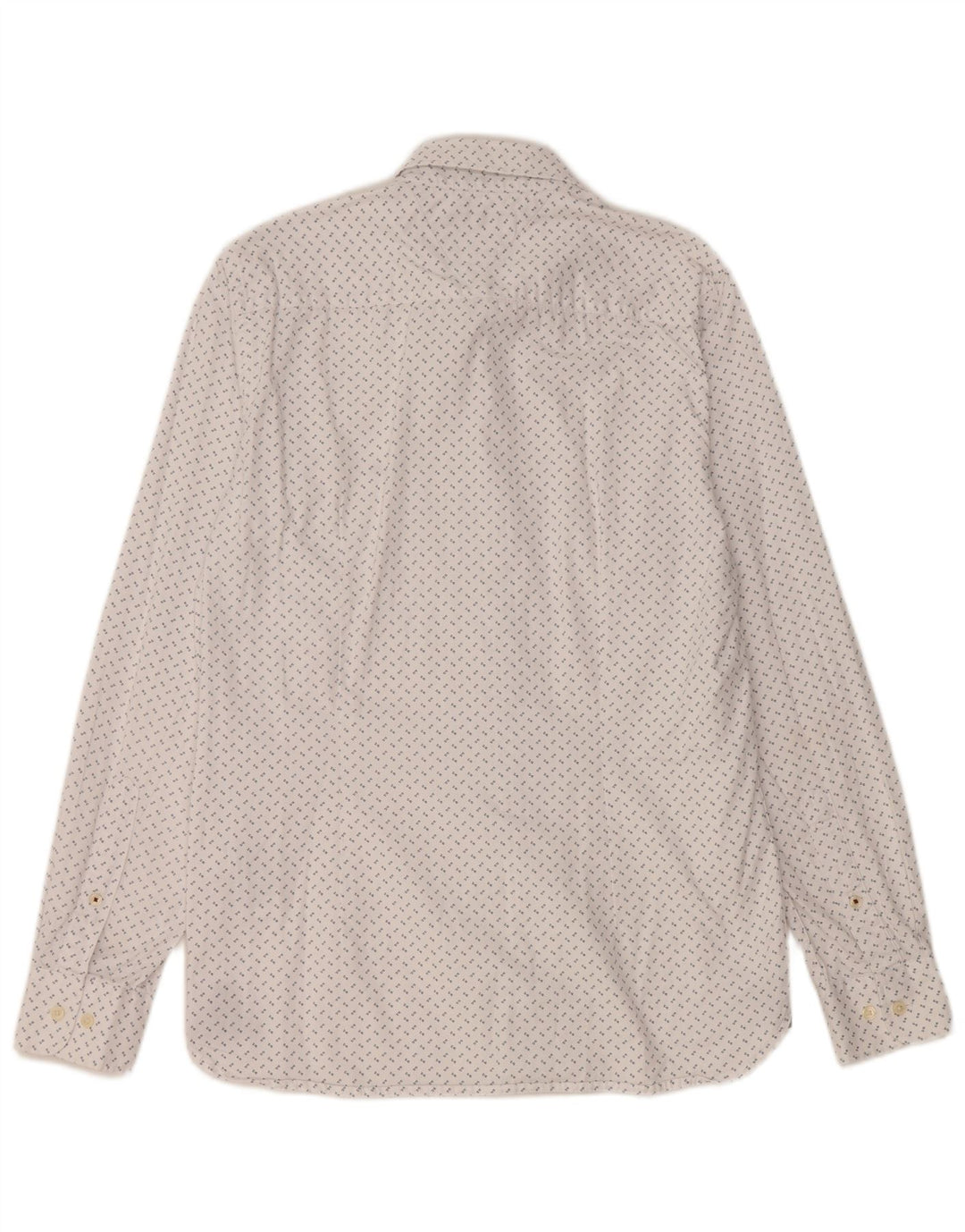 Tommy Hilfiger Chemise Slim Fit Homme Blanc Moyen à Pois Coton