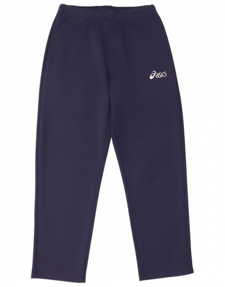 Asics Pantalon de survêtement pour femme UK 44 Bleu marine moyen Polyester