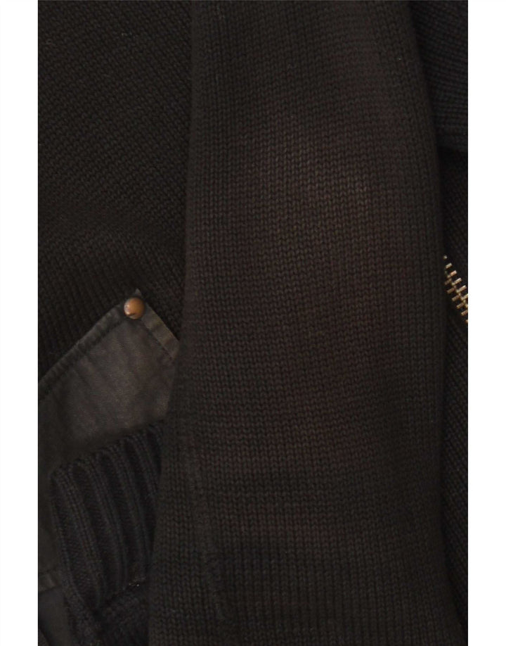 G-Star Cardigan entièrement zippé pour homme en coton noir moyen