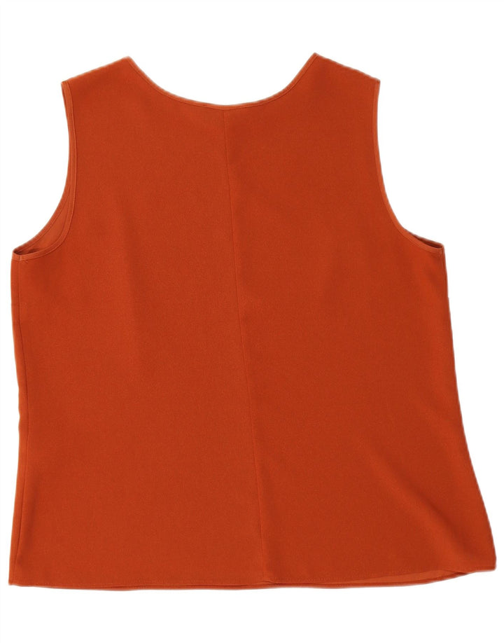 Warehouse Débardeur Femme UK 14 Large Orange Polyester