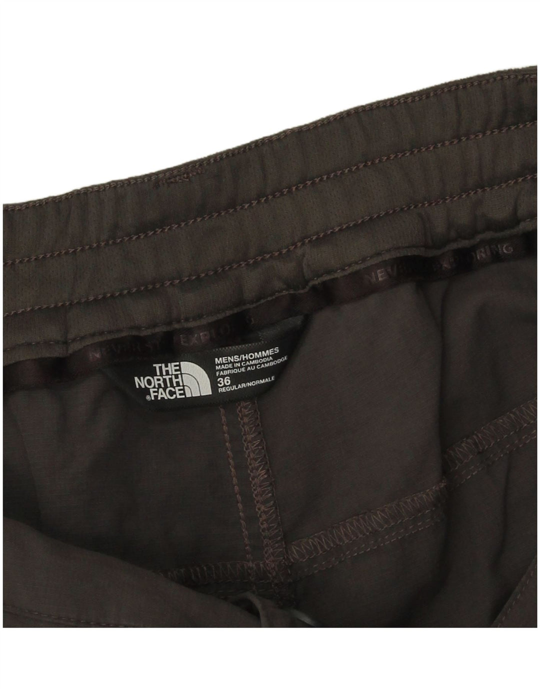 The North Face Short W36 pour homme en nylon gris moyen