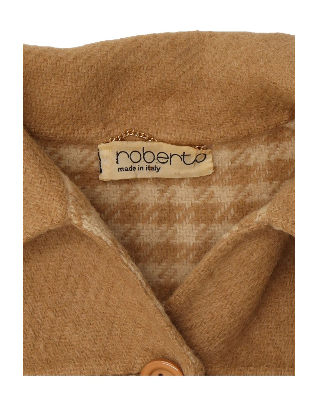 VINTAGE Womens Overcoat UK 10 Small Brown Vintage Vintage and Second-Hand Vintage from Messina Hembry 