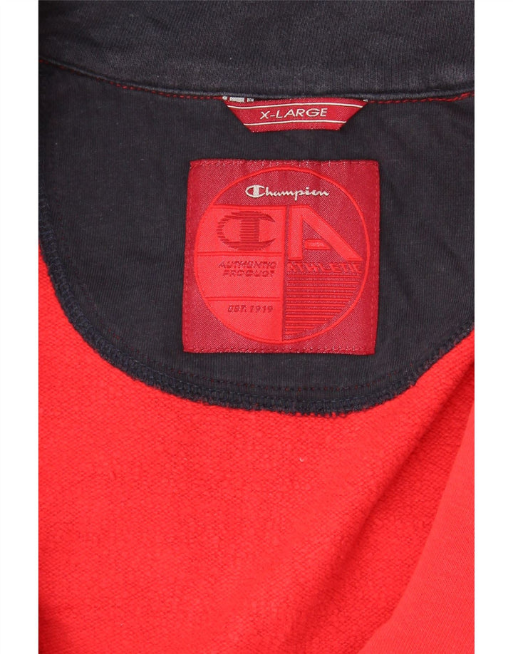 CHAMPION Veste de Survêtement Homme XL Rouge Colourblock