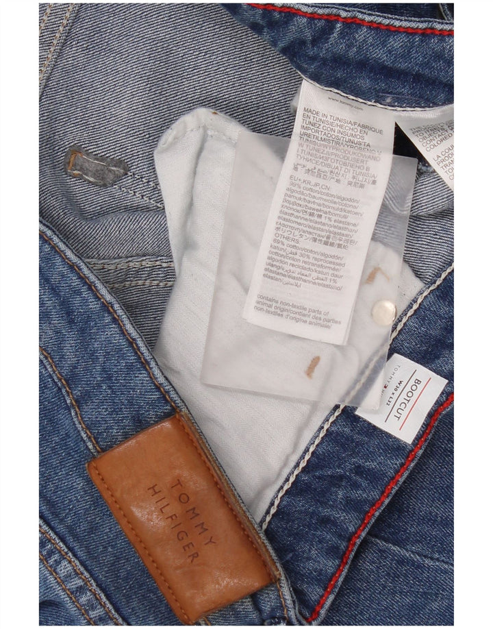 Tommy Hilfiger Jean Bootcut Femme W30 L32 Bleu Coton