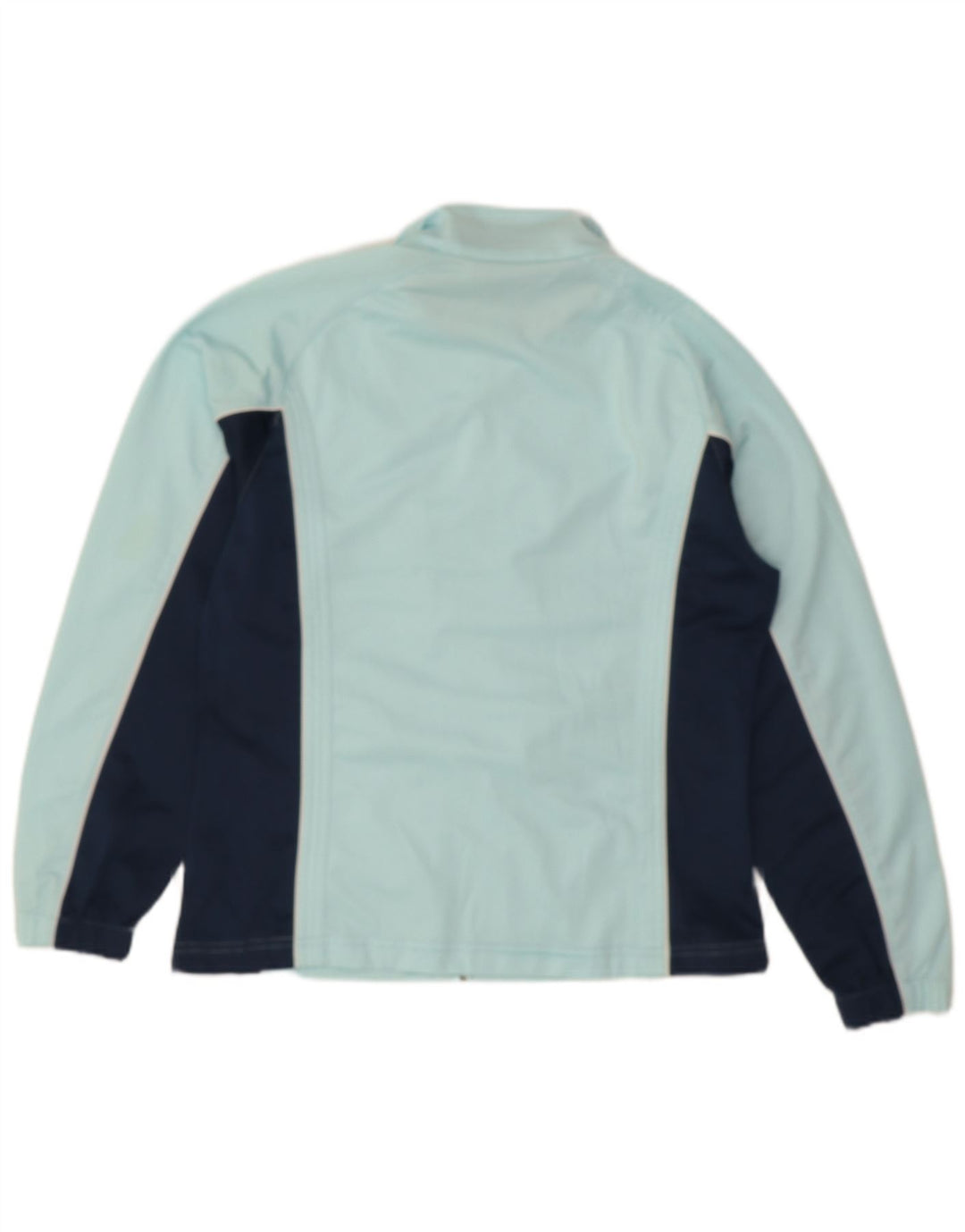 DIADORA Veste de survêtement surdimensionnée pour femme UK 8 Small Bleu Colorblock