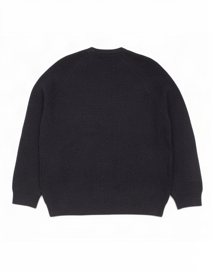 Marks & Spencer Pull ras du cou pour homme XL Bleu marine Polyamide