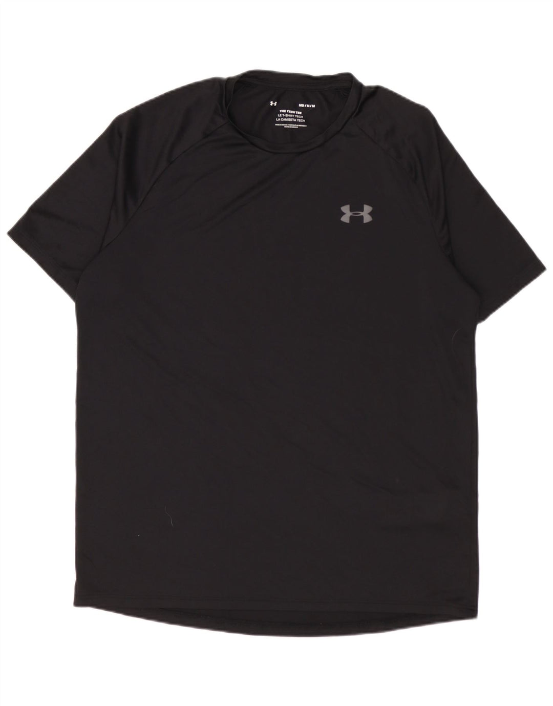 Under Armour T-Shirt Homme Noir Moyen Polyester