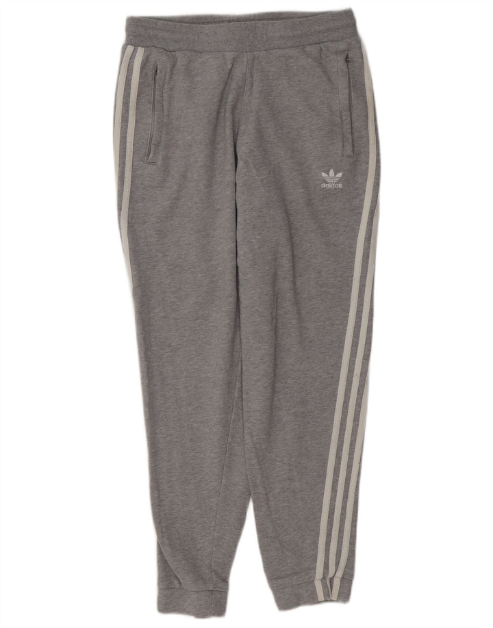 ADIDAS Pantalon de survêtement pour homme Pantalon de jogging Petit Gris Coton