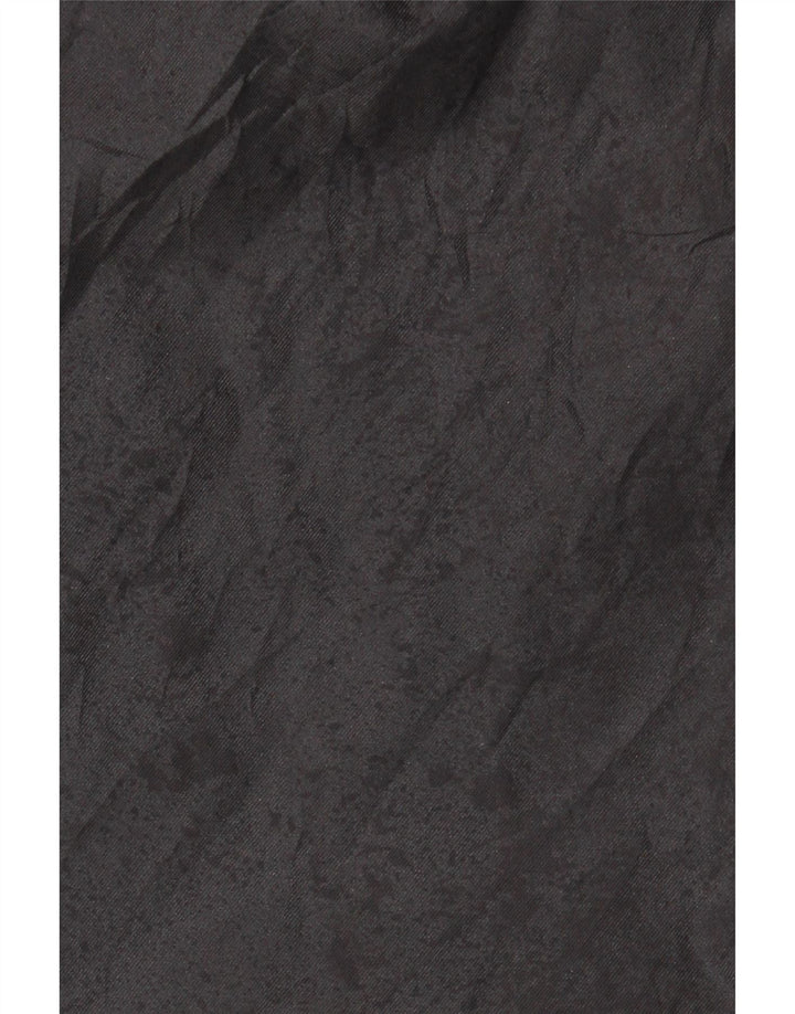 vintage Mens Trench Coat UK 14 Moyen Noir