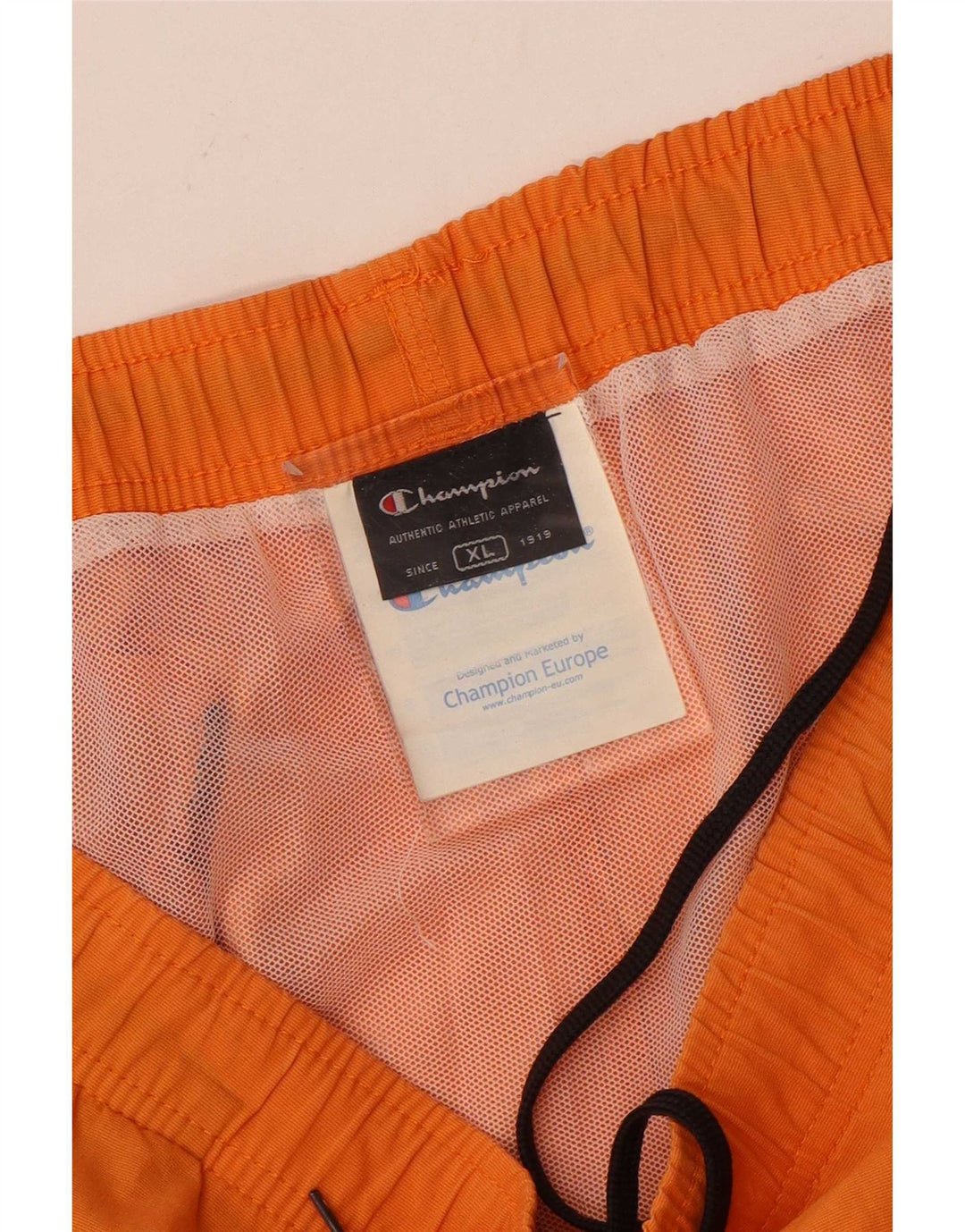Champion Short de Bain Homme XL Orange Coton