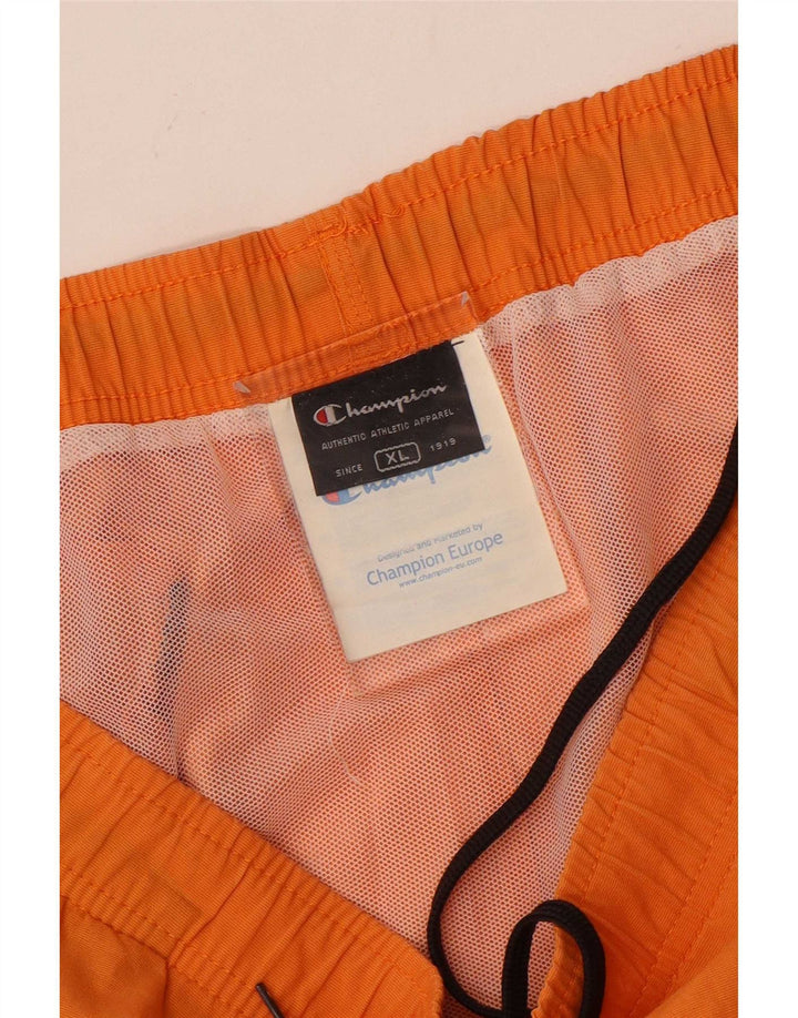 Champion Short de Bain Homme XL Orange Coton