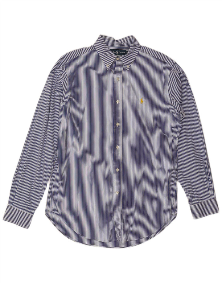 Ralph Lauren Chemise coupe classique pour homme Bleu moyen à fines rayures