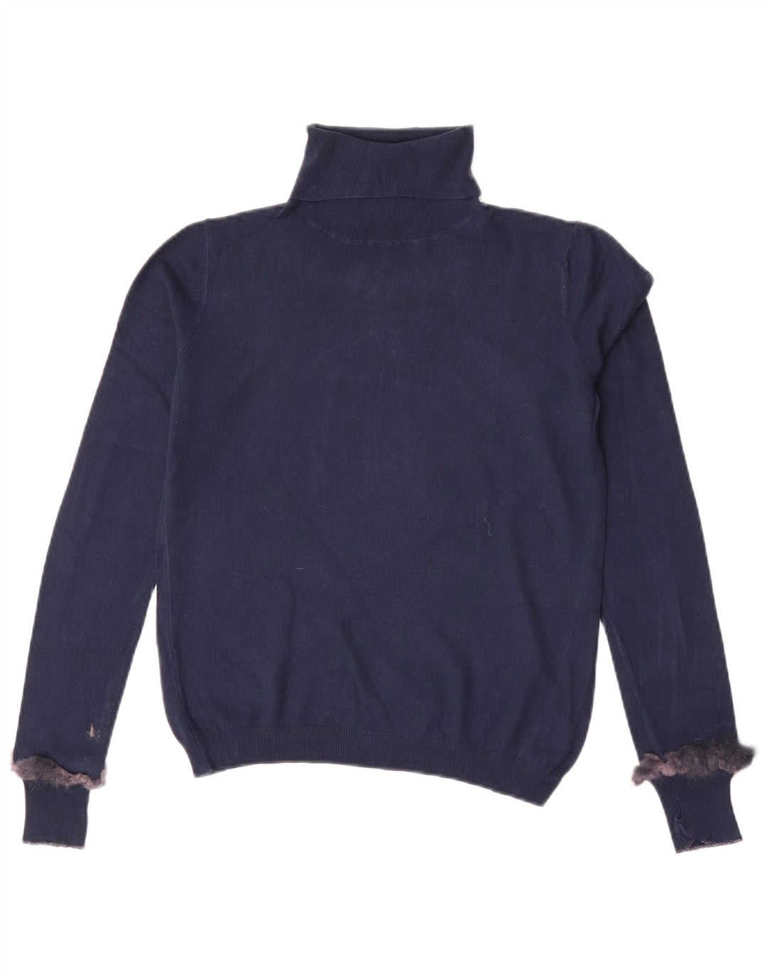 Liu Jo Pull col roulé pour femme UK 12 Bleu marine moyen