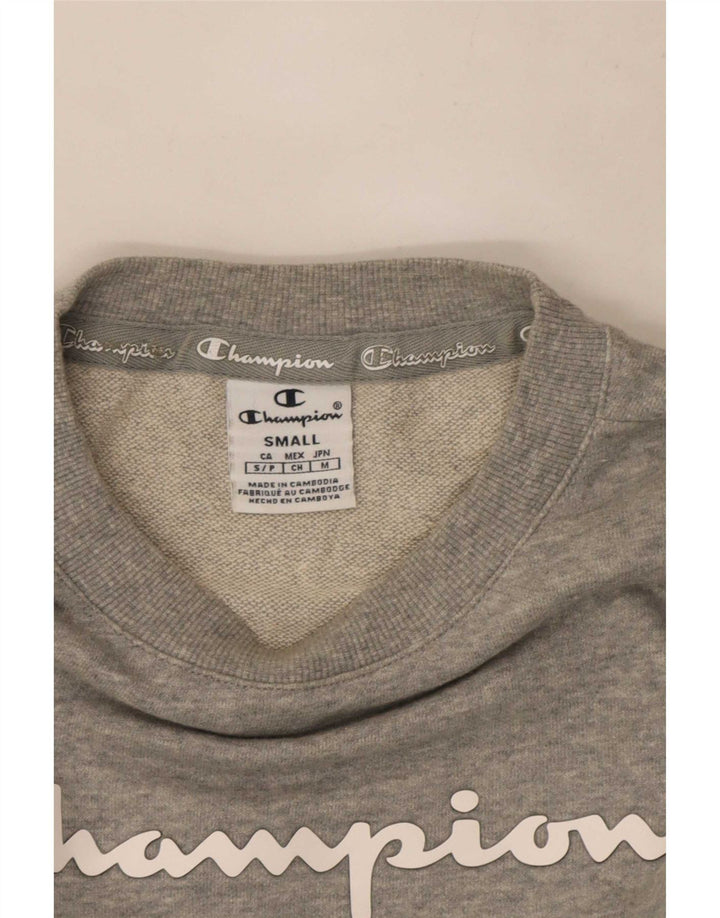 Champion Sweat-shirt graphique pour femme UK 10 Petit Gris