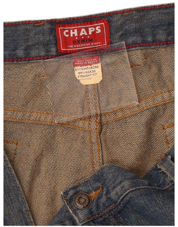 CHAPS Jean droit homme W42 L30 bleu coton