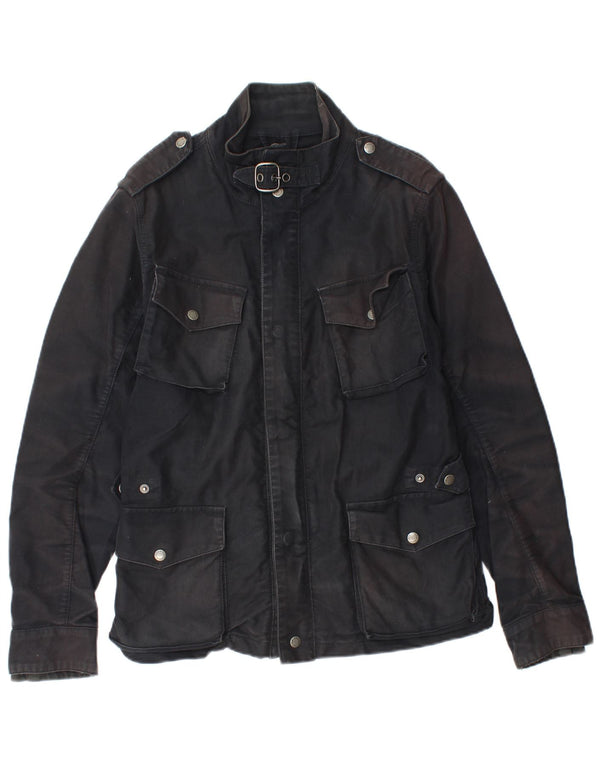 Woolrich Veste militaire pour homme UK 36 Petit coton noir