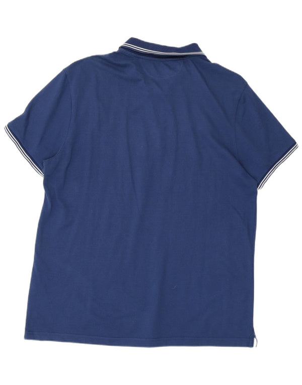 CHAMPION Polo Easy Fit Homme Bleu XL