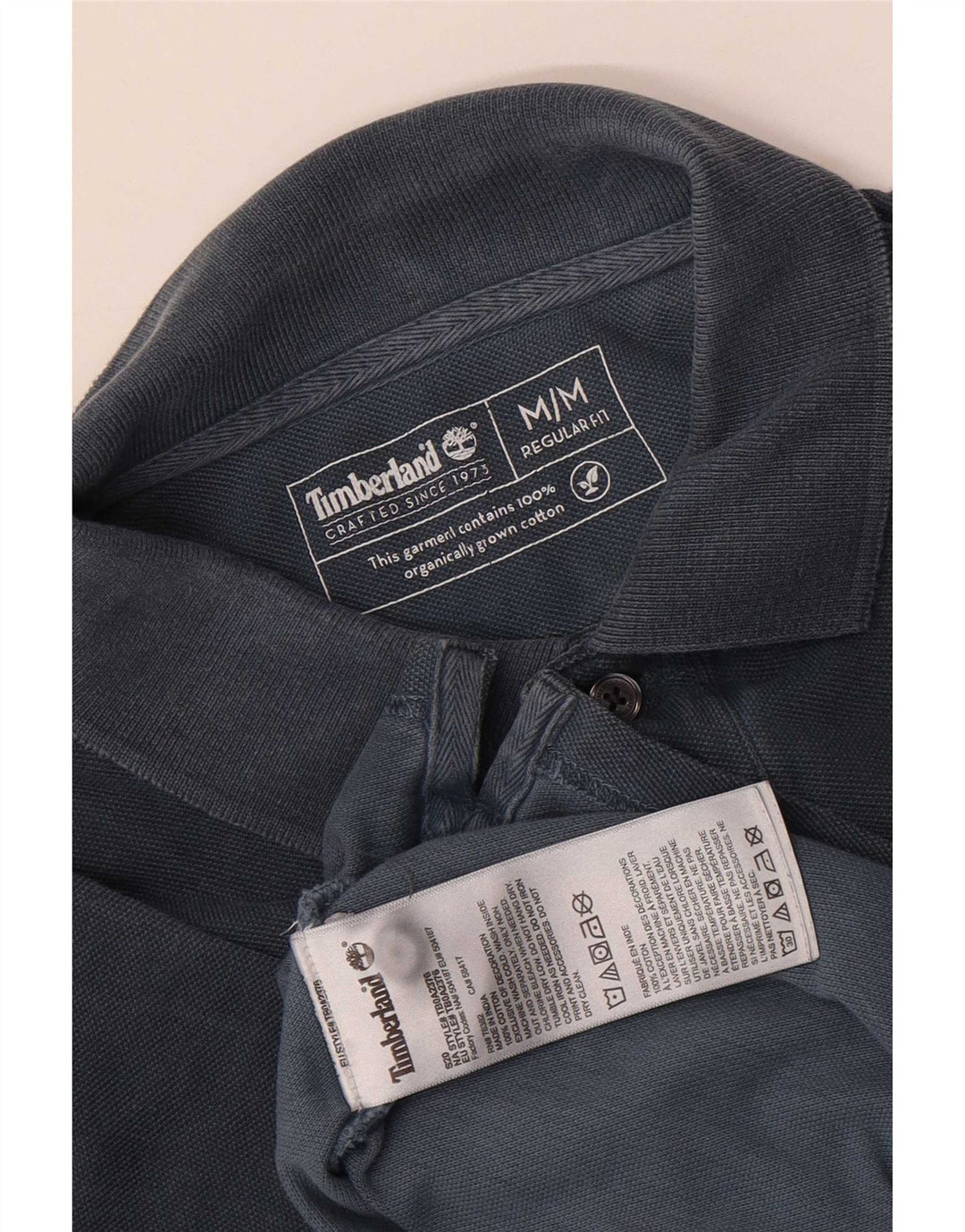 Timberland Polo Regular Fit Homme Bleu Marine Moyen Coton