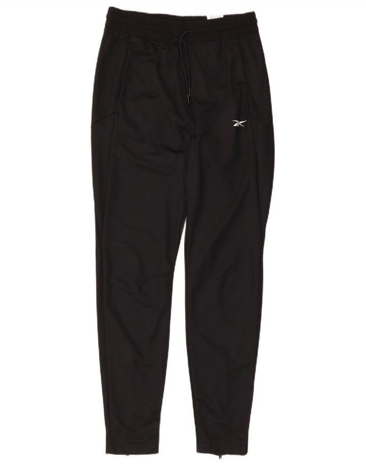 REEBOK Pantalon de survêtement pour femme UK 6 XS Noir Polyester