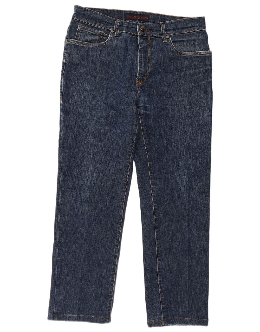 TRUSSARDI Jean Droit W30 L26 Bleu Homme
